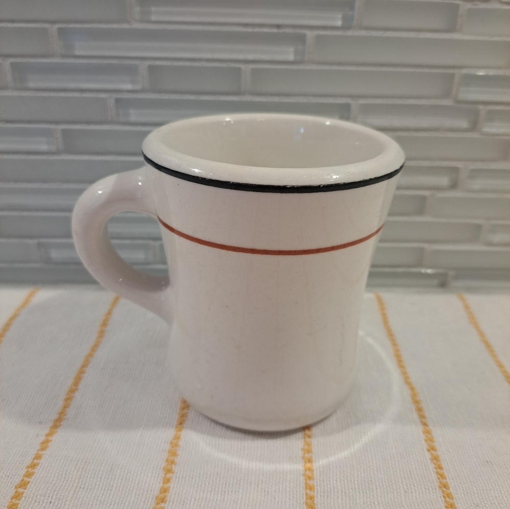 Wallace Brown Ring Restaurant Ware Coffee Mug